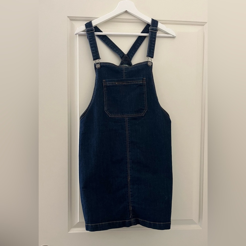 Jean overall dress